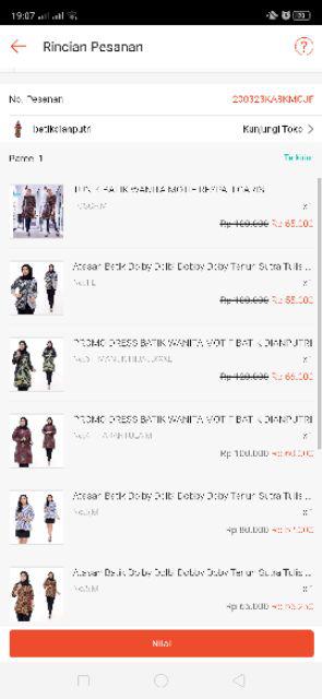 Atasan Batik Dolby Dolbi Dobby Doby Tenun Sutra Tulis Halus Katun Atbm Baron ,sarombit Atasan