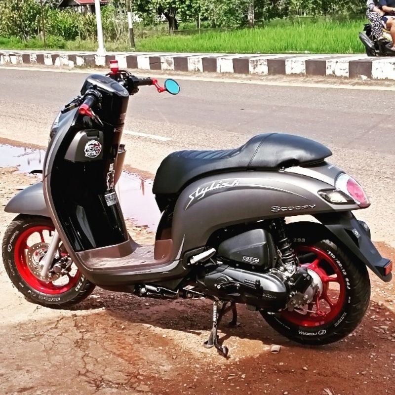 KULIT JOK CAFE RACER SCOOPY-COVER JOK SCOOPY