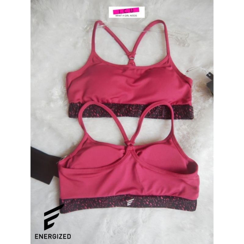 Sport Bra Pakaian Dalam Olahraga Wanita Activewear Original Energized by Pierre Cardin 201-1013 Size