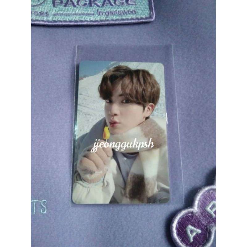 PHOTOCARD RANDOM SEOKJIN WINTER PACKAGE [BOOKED]