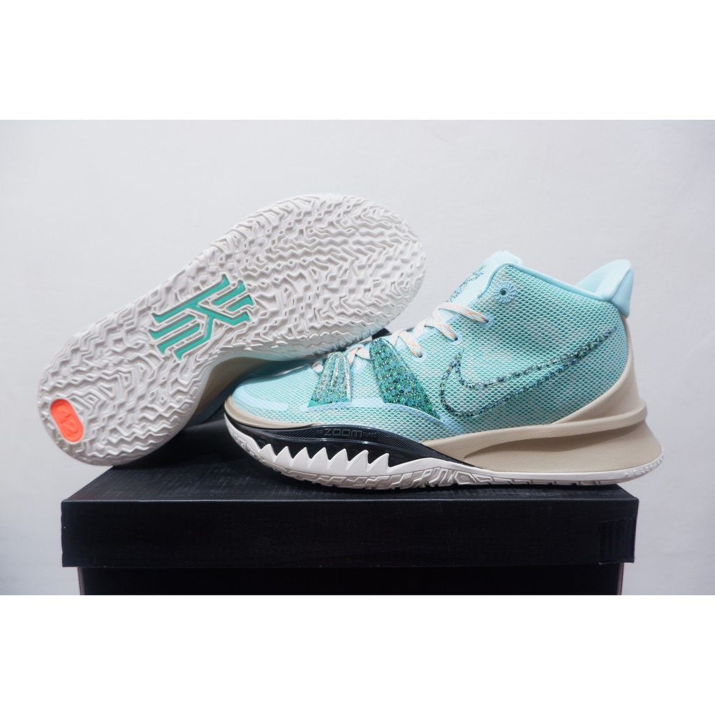 [SEPATU BASKET ANAK] SEPATU BASKET SIZE KECIL NK KYRIE7 HIGH LIGHT AQUA