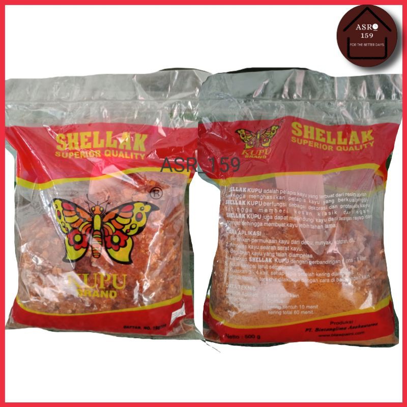 Shellak Serlak Sirlak KUPU 500 gram