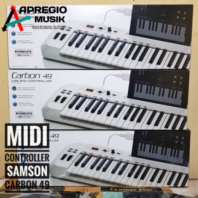 SAMSON CARBON 49 USB Midi Controller 49 Key