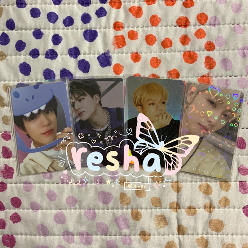 wts pc holo keyring we boom jeno, pinkfong jeno, cashbee reload jeno, renjun hello hello future TAKE