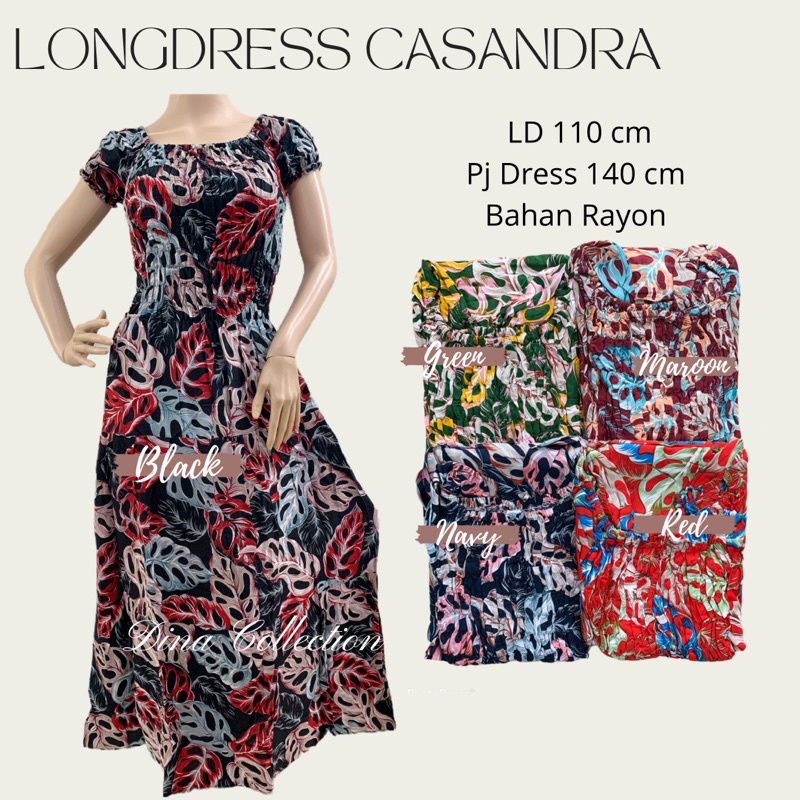 LONGDRESS CASANDRA LENGAN #LONGDRESSBALI