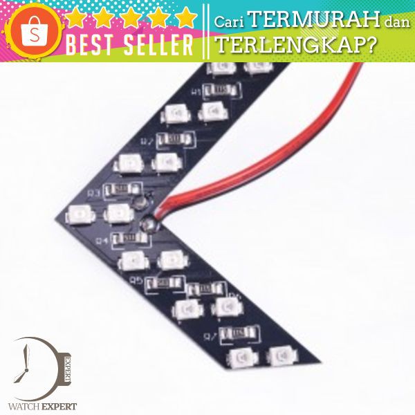 Lampu LED 14 SMD Sein Kaca Samping Mobil 2 PCS - LJY1989 - Yellow