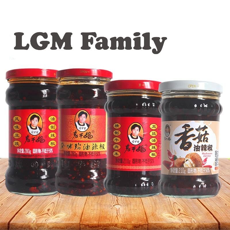 

Laoganma grup You la jiao 油辣椒类 chili oil