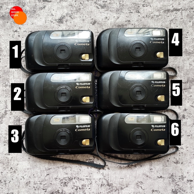 KAMERA ANALOG - FUJI ZIPP / FUJI FLEZZ / NOVACAM I / FUJI STARR / FUJI COMETA / FUJI MDL 9 / FUJICA M1 KAMERA ANALOG SAKU REUSABLE MURAH 35M MULUS ROLL FILM-FUJI COMETA