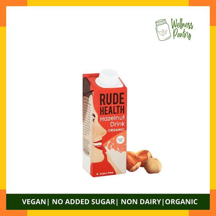 

Rude Health Organic Hazelnut Drink 250ml Vegan Milk Susu Vegan