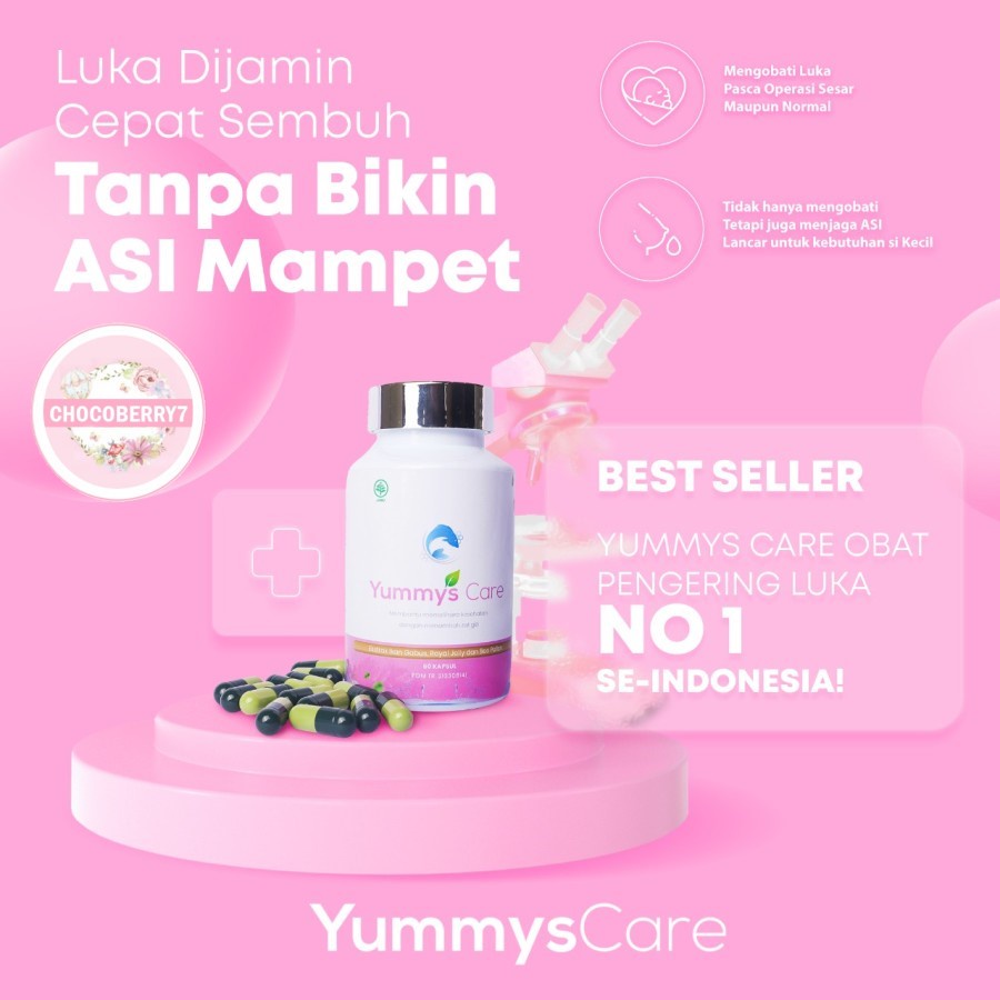 YUMMYS CARE Pengering Luka Operasi dengan Ekstrak Ikan Gabus Bee Pollen Royal Jelly