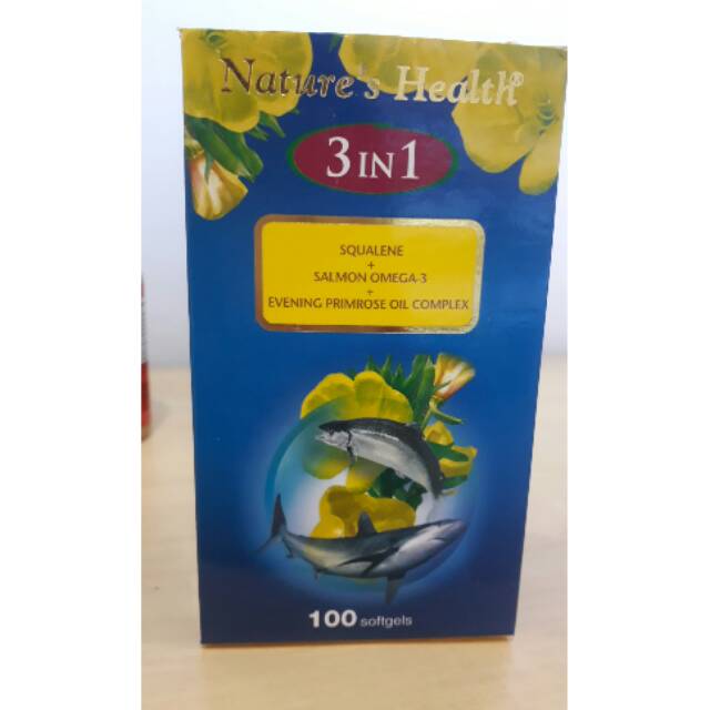 Nature's Health Squalene + Omega + EPO 3in1 (100