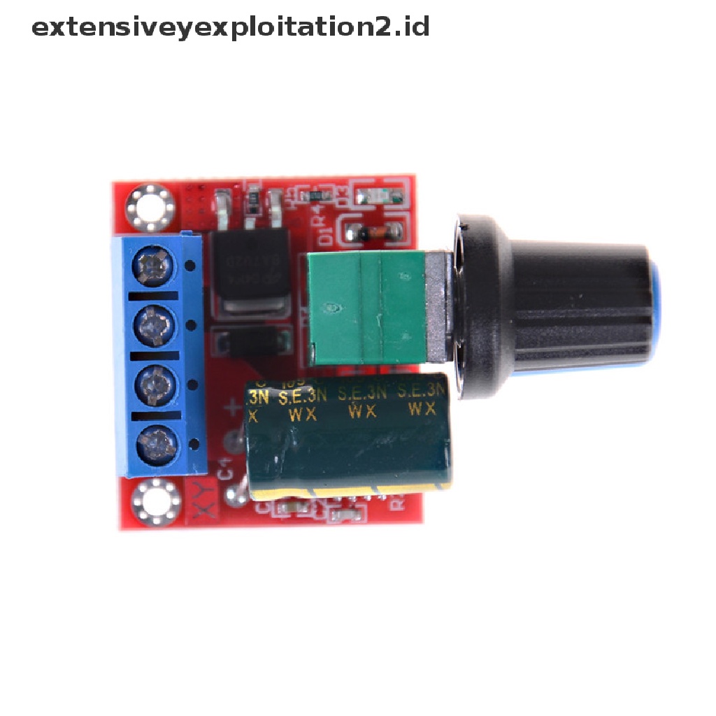 (Hotter) Dc Pwm 5a 4.5v-35v Pengatur Kecepatan Motor