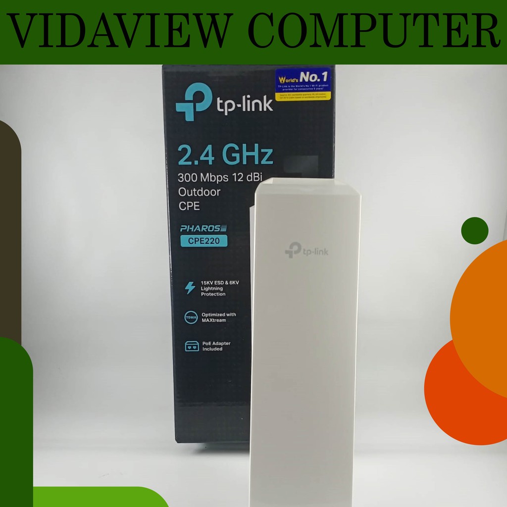 TP LINK CPE 220 PHAROS WIRELESS BROADBAND