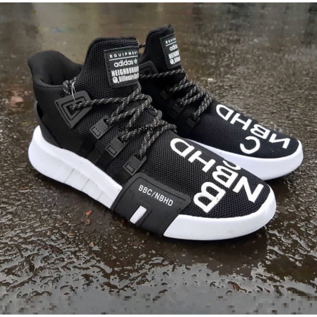 ADIDAS EQT BASK ADV x NEIGHBORHOOD x BILLIONAIRES BOYS CLUB "BlackWhite"