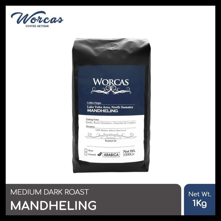 

YCY5 KOPI ARABICA MANDHELING 1 KG (BIJI/BUBUK) | WORCAS COFFEE - KOPI BIJI Z764