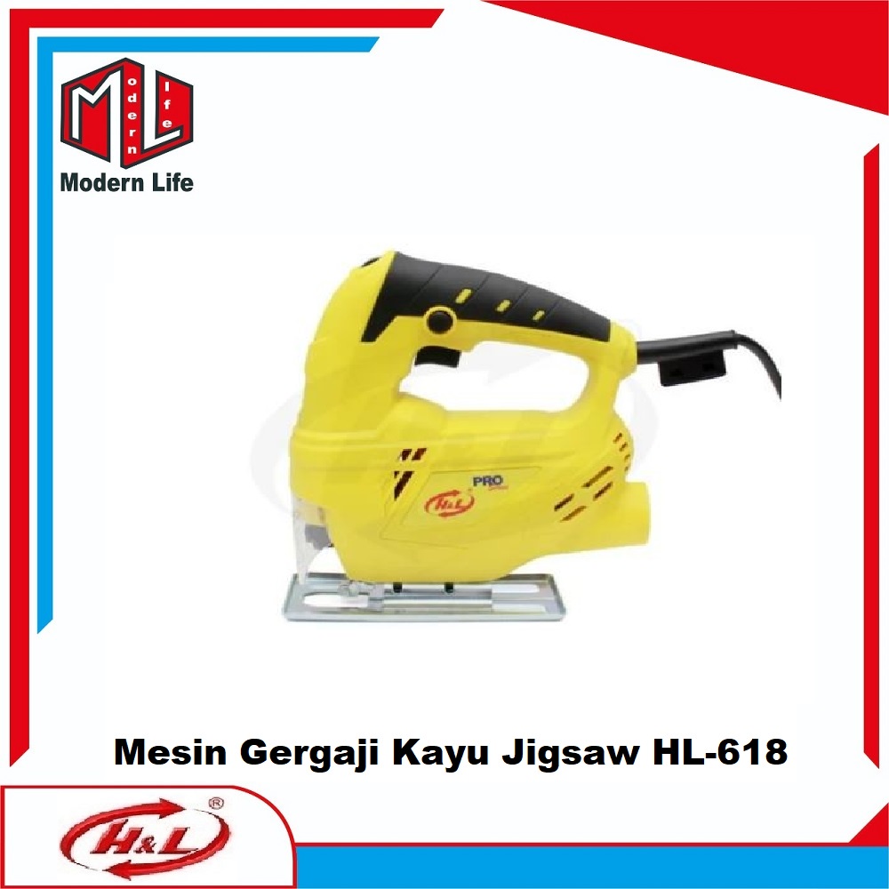 Mesin Gergaji Jig Saw 618 PRO H&amp;L Atau Jigsaw Variable Speed