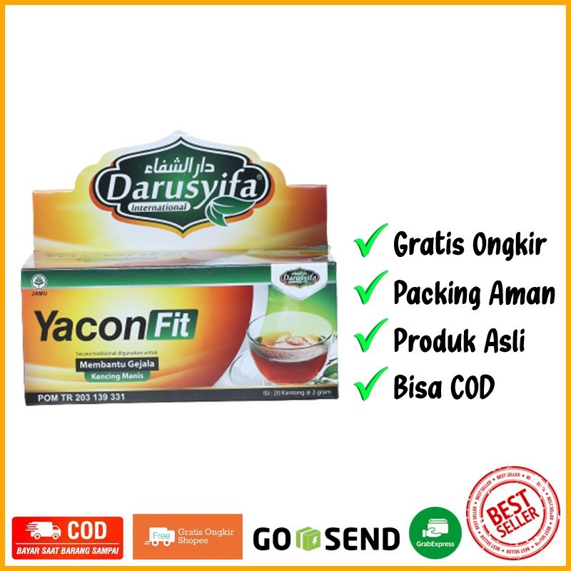 Jual Teh Celup Yacon Fit Yaconfit Daun Yakon Insuline Isi Kantong