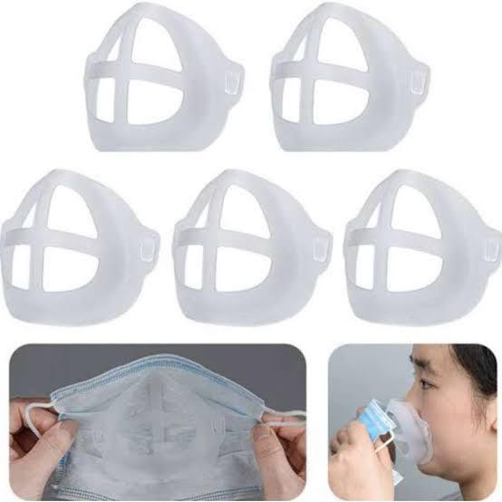 PENYANGGA MASKER Silikon Mulut Anti Pengap Mask Bracket Silicone Sirkulasi Udara Lancar