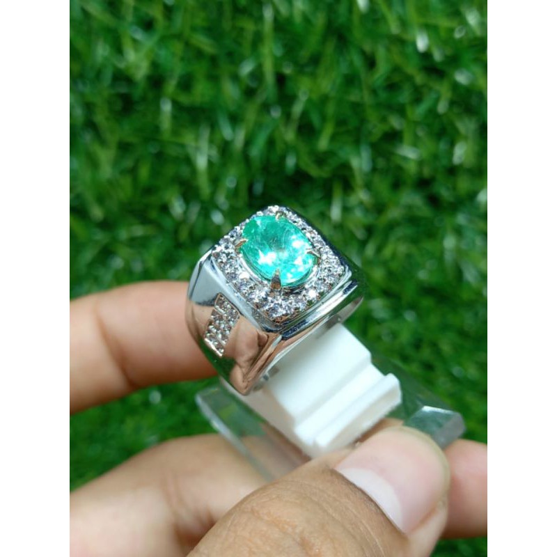 BATU ZAMBRUD COLOMBIA (EMERALD BERLY) ASLI NATURAL