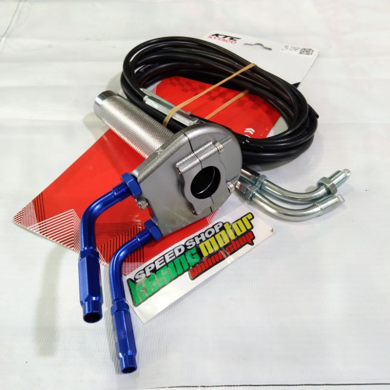 Gas spontan Aktiv Ktc Kytaco Grey Cnc L gas biru Universal motor Metic dan non metic