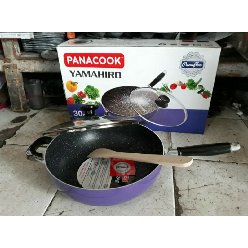 Wok Pan Marble Panacook Yamahiro