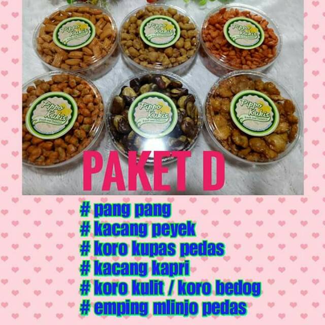 

Paket cemilan, paket C