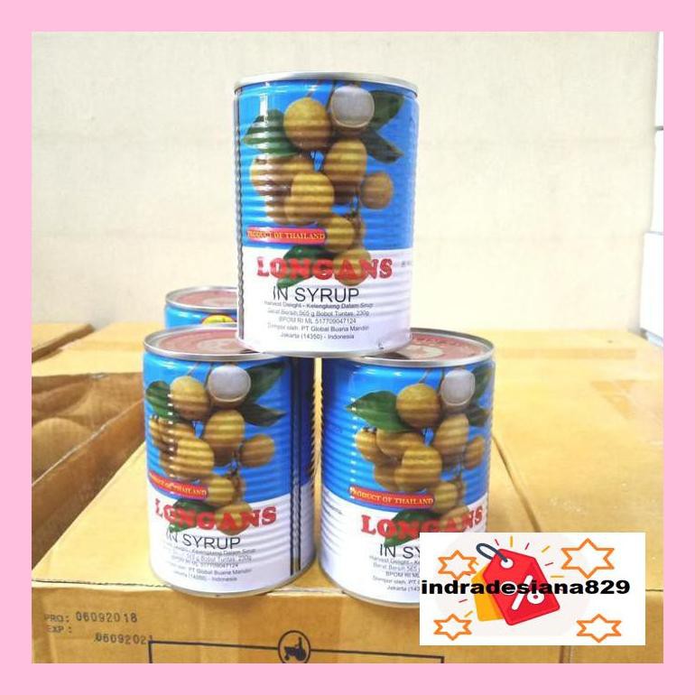 

T4Tkind Buah Longan In Syrup Harvest/Buah Lengkeng Kalengan Merk Harvest 565Gr Sotydr4