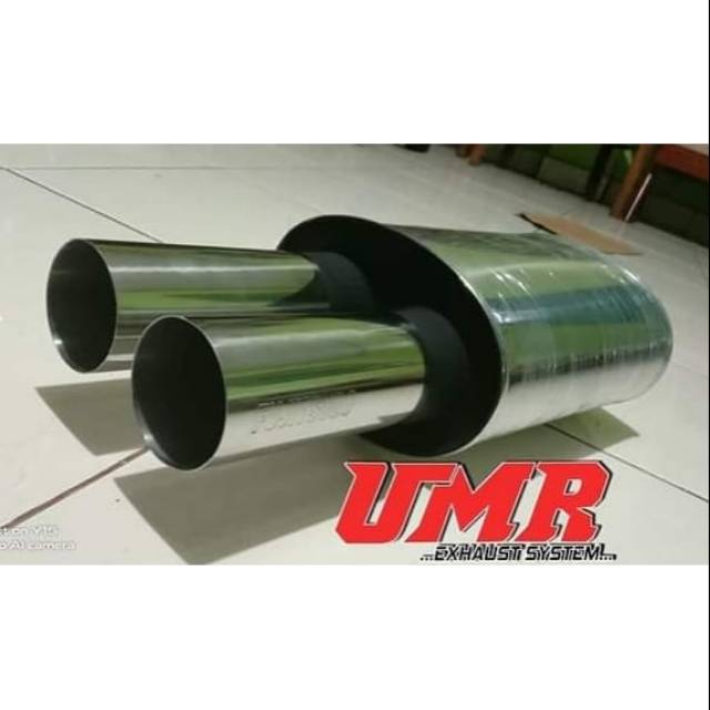 Knalpot mobil omega cabang 2