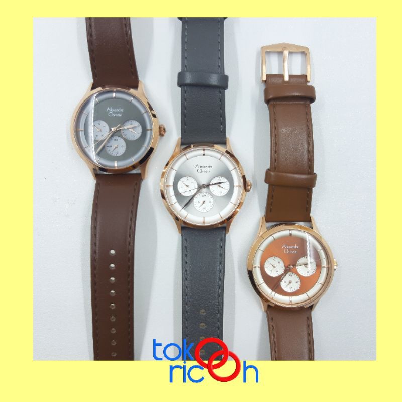 (Toko Ricoh) Alexandre Christie - jam tangan kulit