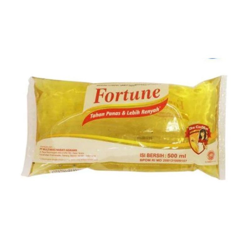 

Minyak Goreng Fortune Bantal 500 ml Cooking Oil pouch Pilllow