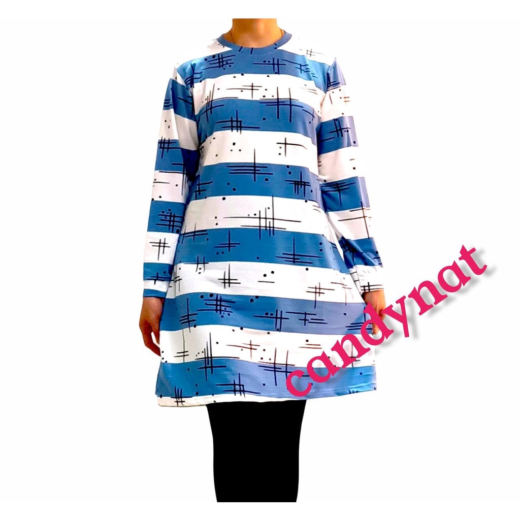 candynat / tunik wanita / tunik lengan panjang/ tunik murah / baju wanita / bju wanita lengan panja