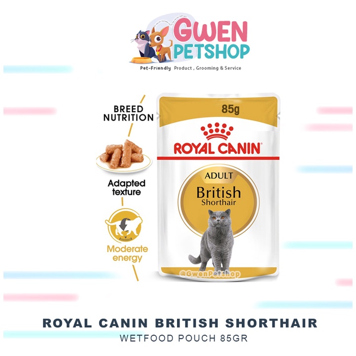 Royal Canin Pouch - BRITISH SHORTHAIR WET 85GR