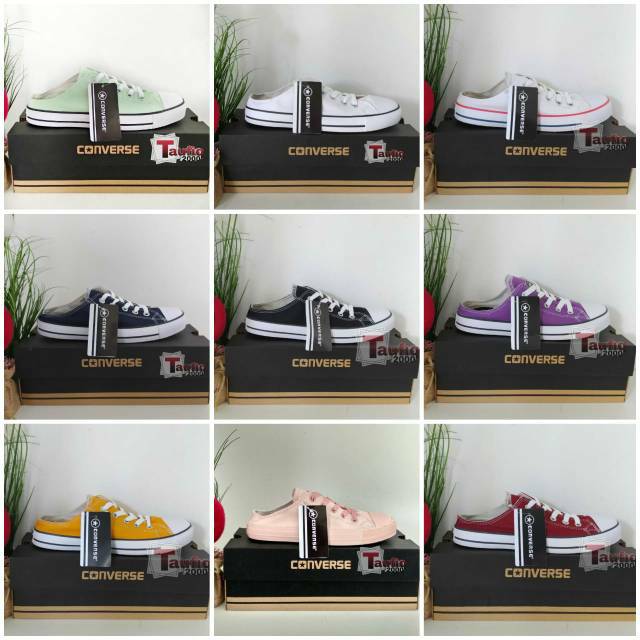 TERLARIS!! SEPATU CONVERSE All Star BUSTONG SLOP / SLIP ON The Best Quality