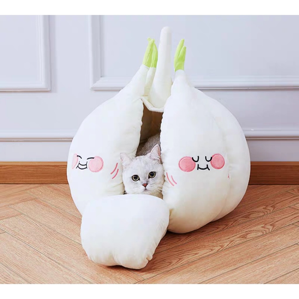 Big Garlic Bulb Pet Bed Kandang Tidur Kucing Anjing Jumbo Dia 55cm