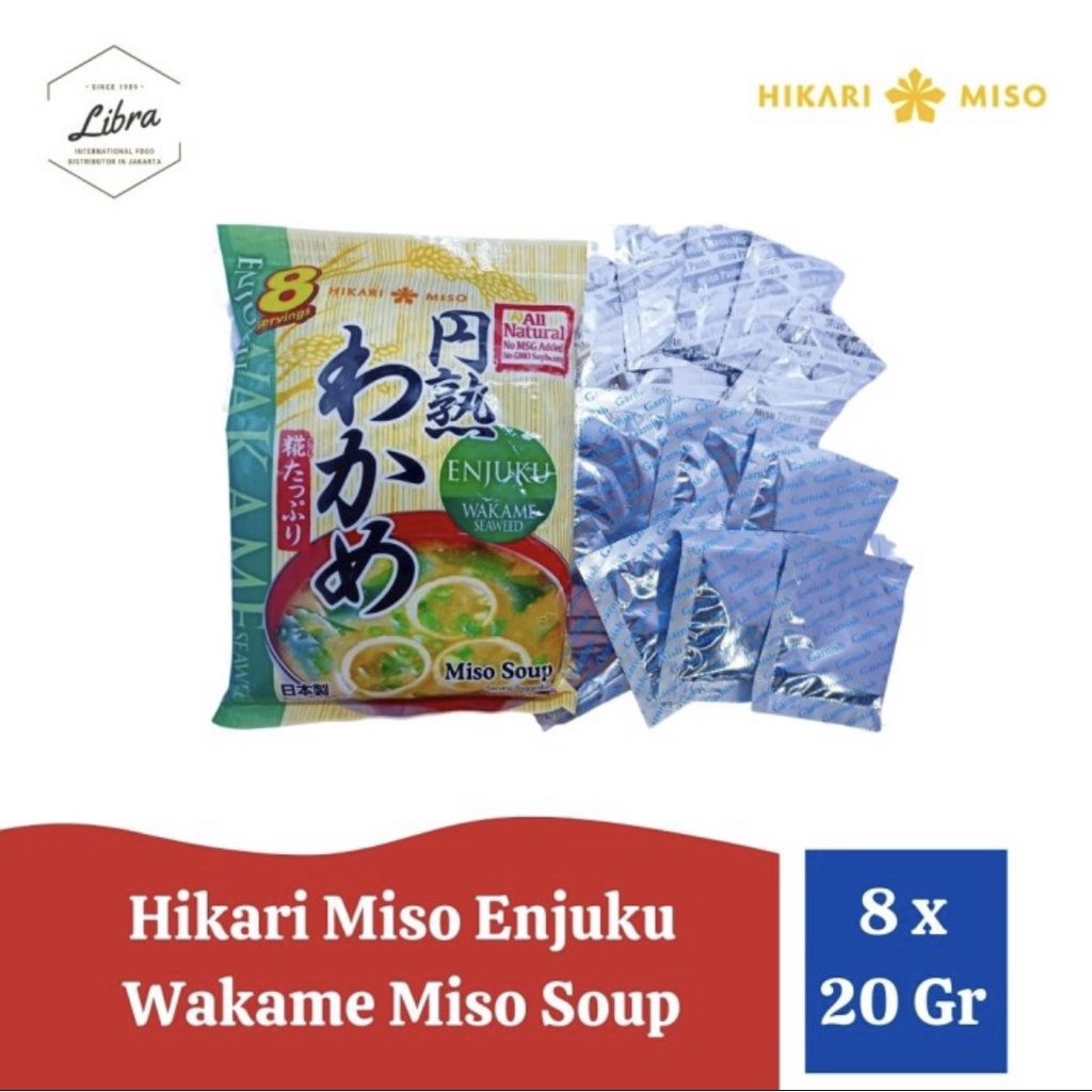 

Hikari Miso Enjuku Wakame Miso Soup / Ori Jepang/ Miso soup Instan