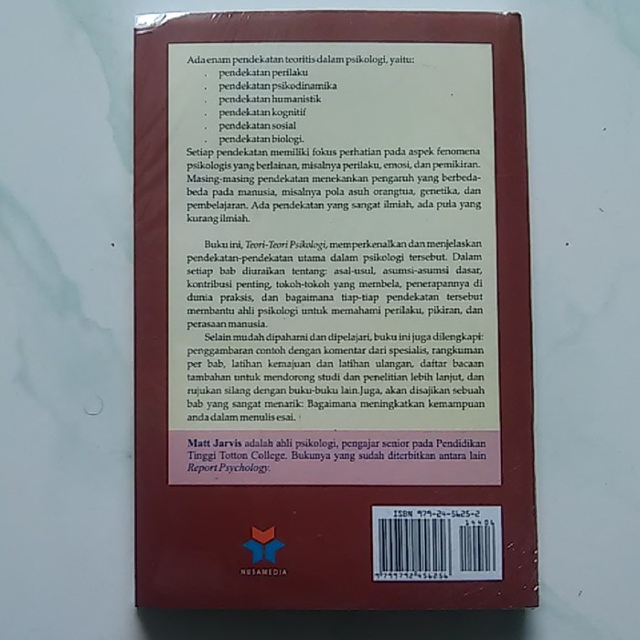 Buku Teoriteori Psikologi Matt Jarvis Shopee Indonesia