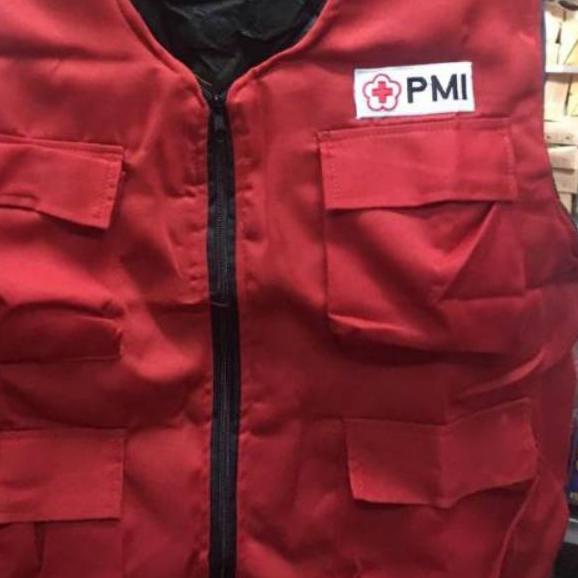◊ Rompi pmi wira warna merah#rompi pmr merah#rompi pmi wira#rompi pmi oblong#kemeja pmi ➥