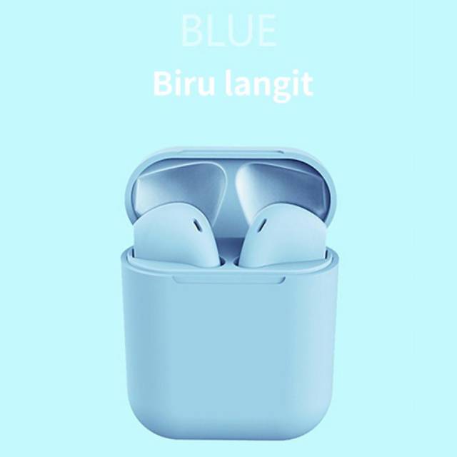 headset i12 Inpods12 TWS Wireless Earphone Bluetooth 5.0 Warna Macaron HIFI / headset macaron i12