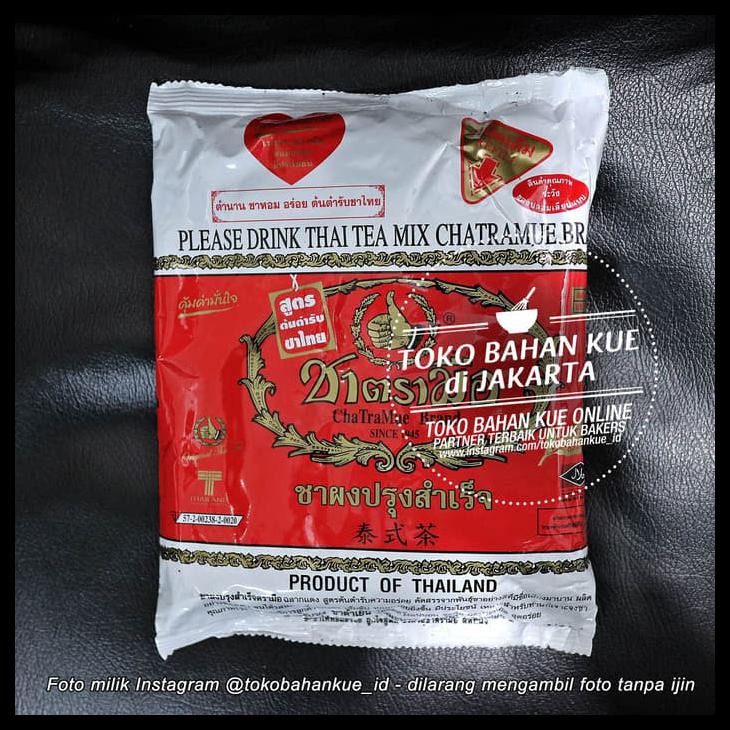 

8sr2 thaitea thai tea number one brand cha tramue brand teh thailand 400gr shfd