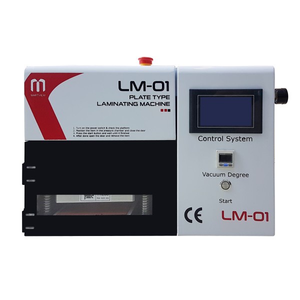 Mesin Martview LM-01 LCD OCA Vacuum Laminating dan Bubble Machine Built-in Pump