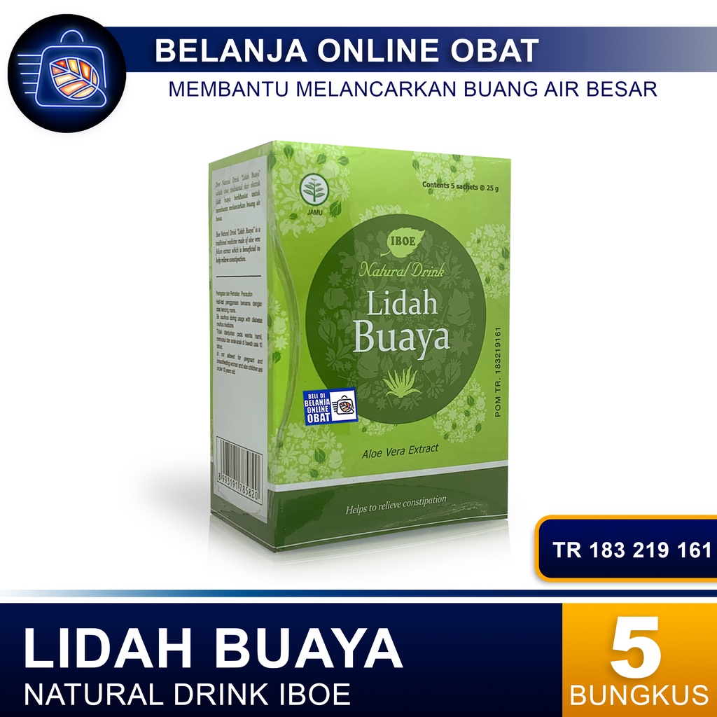 

LIDAH BUAYA NATURAL DRINK IBOE // Melancarkan buang air besar