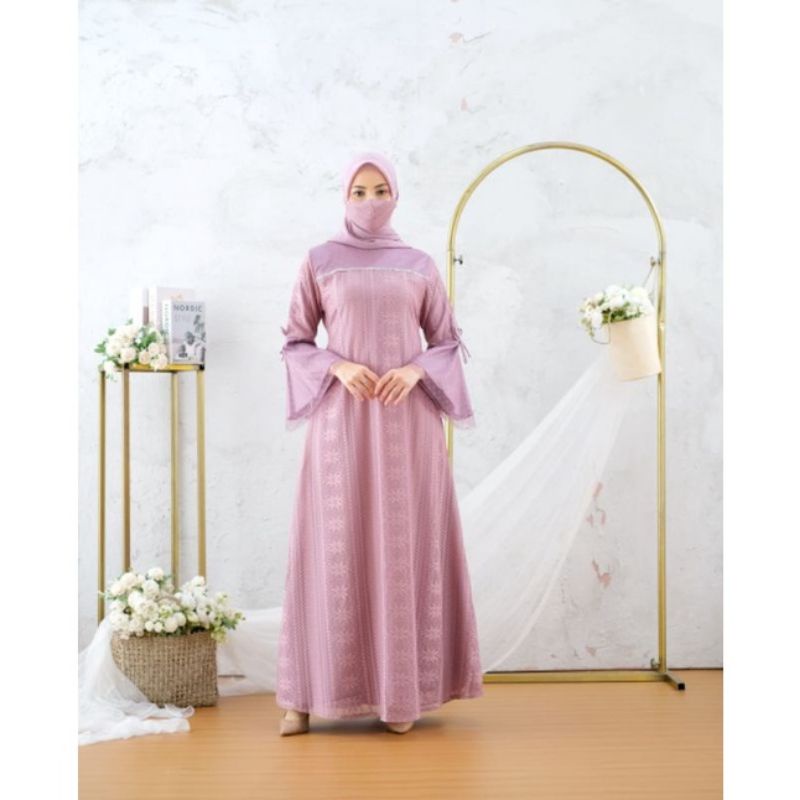 Produk original butik gamis terbaru//gamis pesta//gamis lebaran