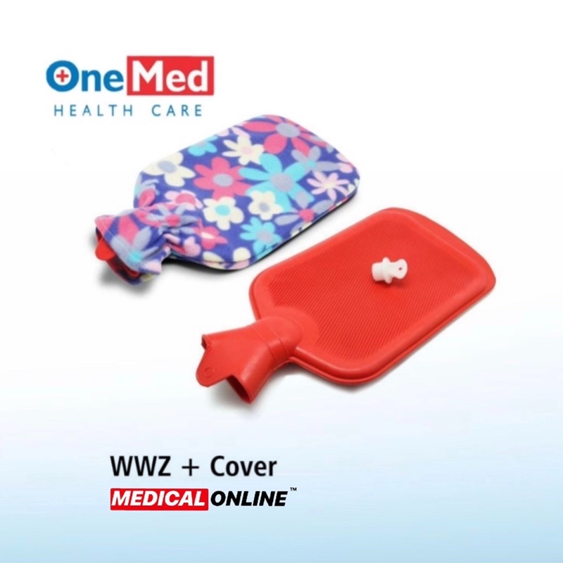 HOT WATER BAG COMPRESS COVER WWZ ONEMED / ALAT KOMPRES AIR PANAS MEDICAL ONLINE MEDICALONLINE