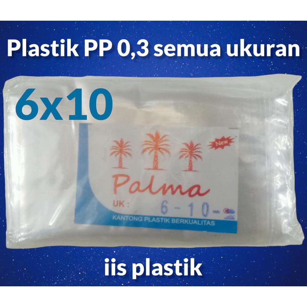 kantong plastik PP bening Ukuran kecil / plastik aneka Kue / Kerupuk Macaroni dll / plastik bening semua ukuran