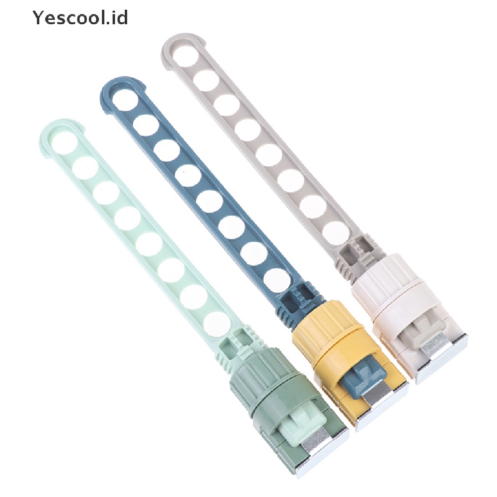 【Yescool】 8-Hole Hanging Drying Rack Wall Mounted Space Saving Window Frame Clothes Hanger .