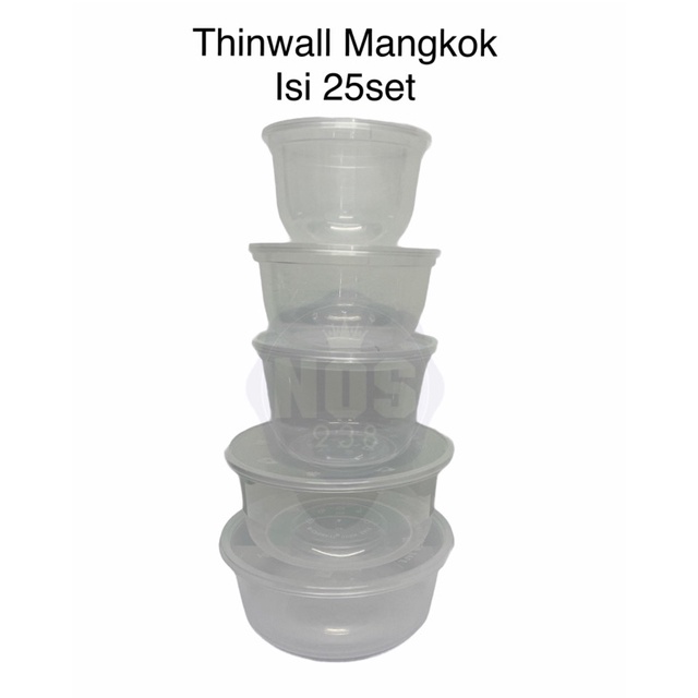 Thinwall Mangkok isi 25set