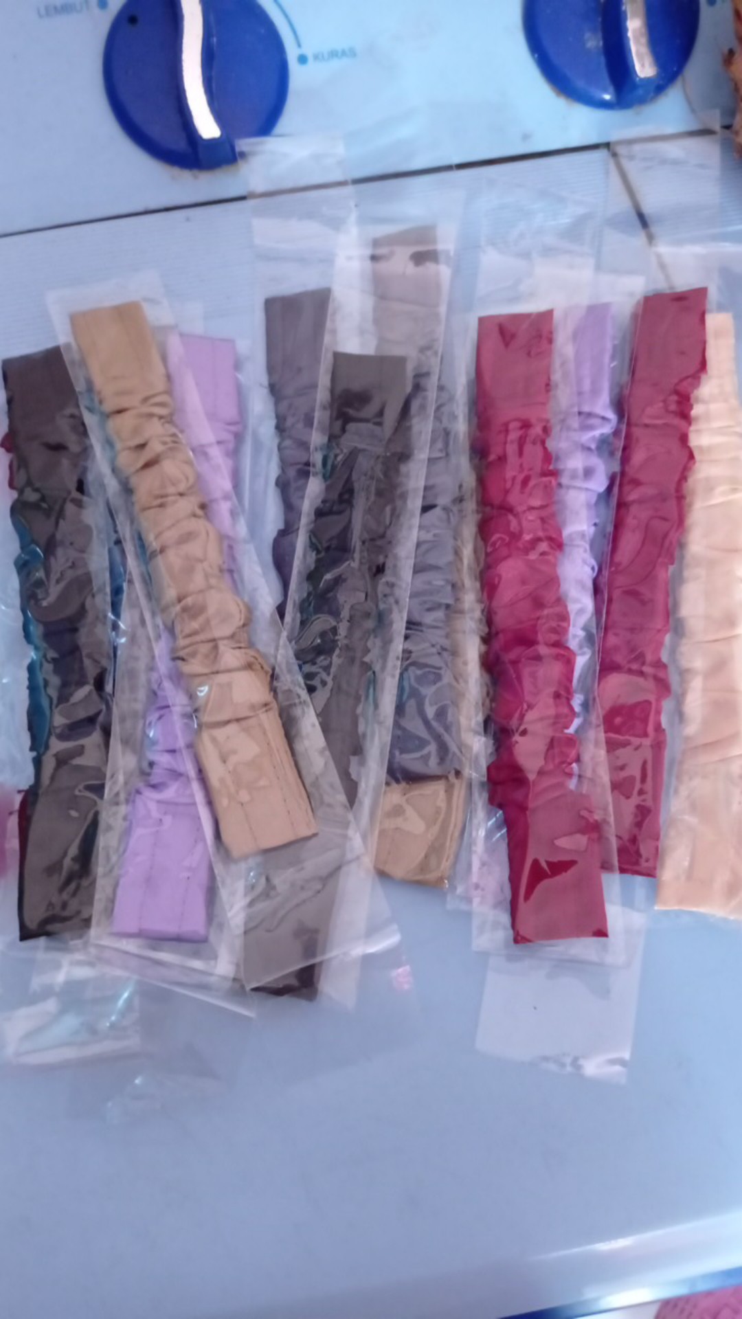 12pcs Lusinan Konektor Masker Hijab Penyambung Masker Kain