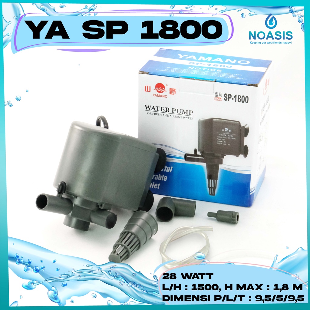 POMPA AQUARIUM POWER HEAD YAMANO SP 1800 SP1800  AKUARIUM AQUASCAPE