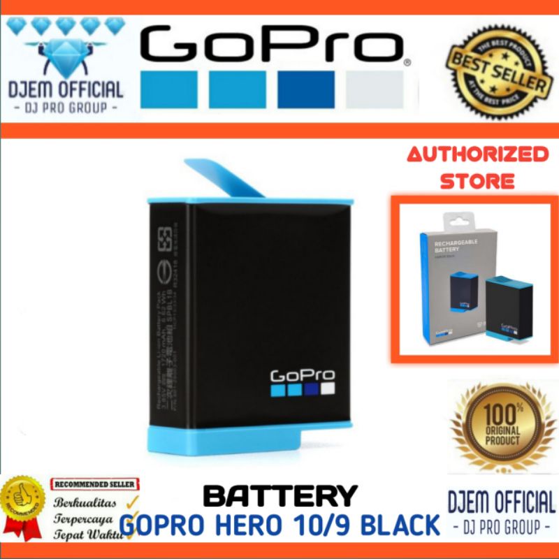 GoPro Rechargeable BATTERY ENDURO for GoPro HERO 12 / HERO 11 / HERO 10 / HERO 9 Black Action Camera