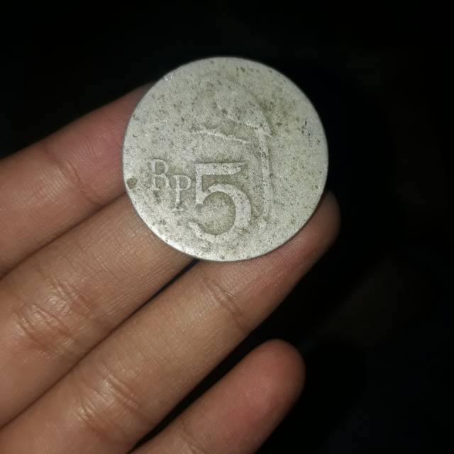 Uang 5 rupiah (uang asli)